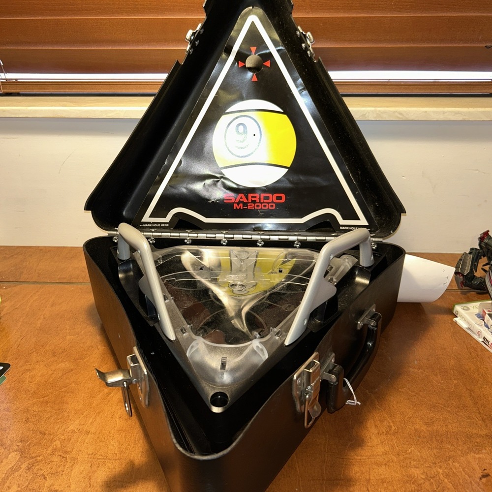 Rare SARDO M-2000 Billiards Ball Tight Rack - Pool Rack With Case